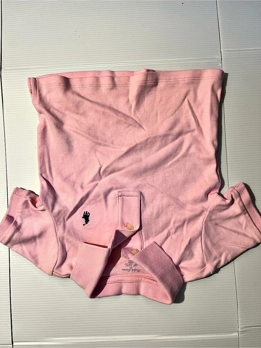 Ralph Lauren Cotton Mesh Polo Shirt Pink